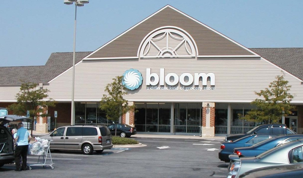Exterior shot of a Bloom store.