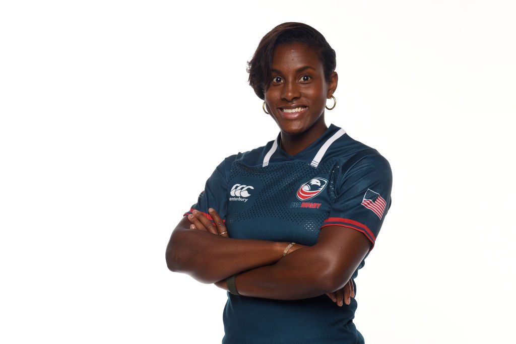 WEST HOLLYWOOD, CALIFORNIA - NOVEMBER 20: Rugby player Naya Tapper poses for a portrait during the Team USA Tokyo 2020 Olympics shoot on November 20, 2019 in West Hollywood, California. (Photo by Harry How/Getty Images)