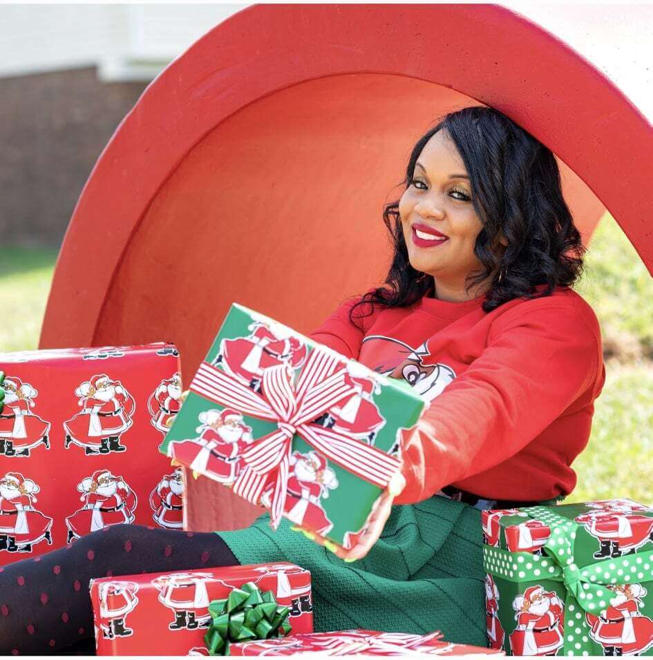 Brooke Carrington of Greensboro-based Wrapper’s Delight specializes in making sure Black folks are represented during the holiday season.