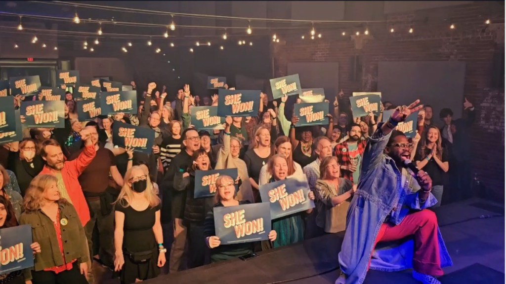 Republicans tried to cancel their votes in the NC Supreme Court race. So voters spoke out with a disco party.