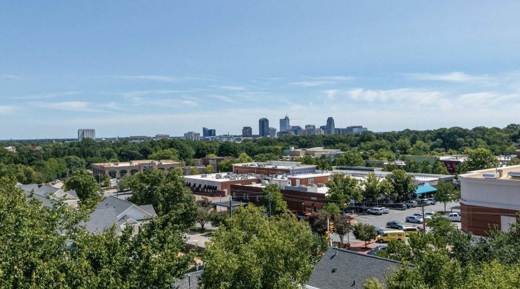 Raleigh, NC's skyline 