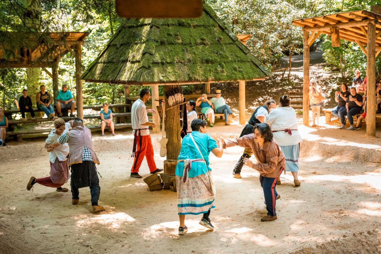 Native American reenactment 