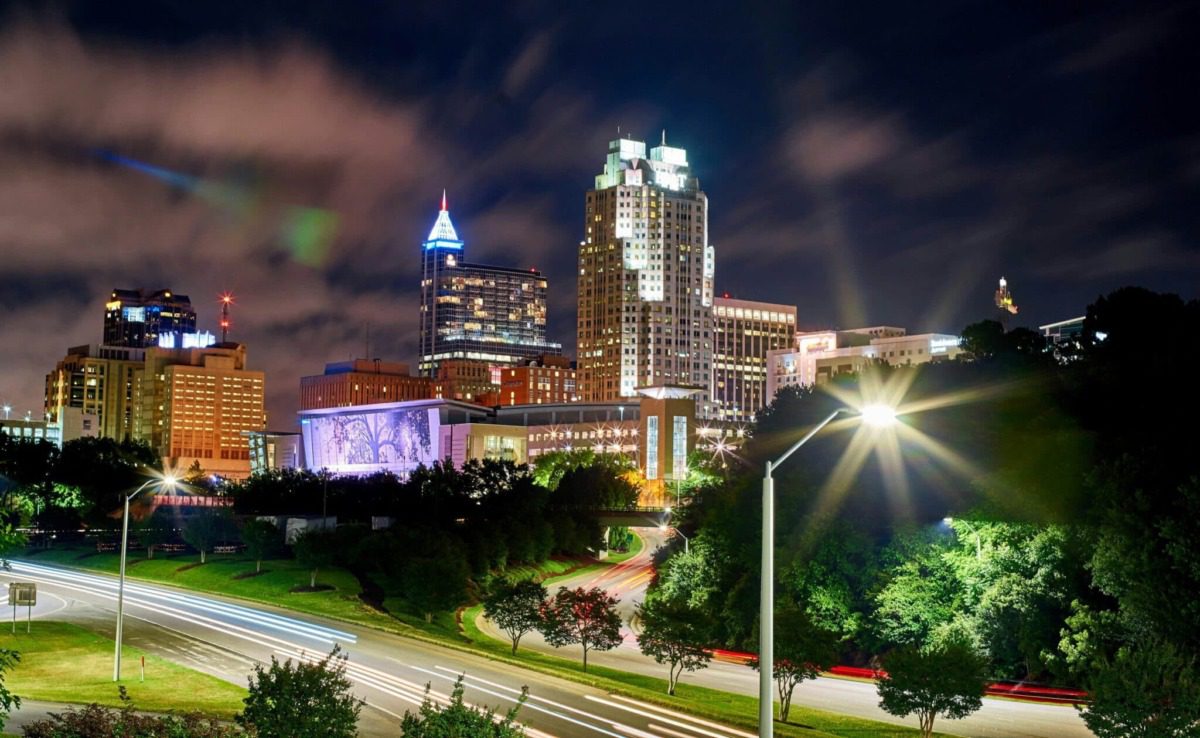 downtown raleigh skyline