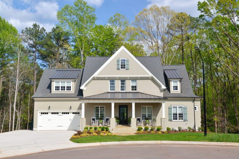 the exterior of a north carolina home featured on hgtv.