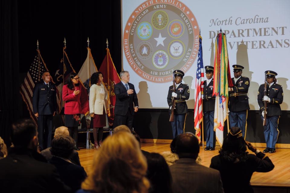 Gov. Josh Stein honors NC veterans