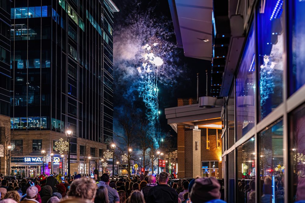 New Year's Eve fireworks in NC
