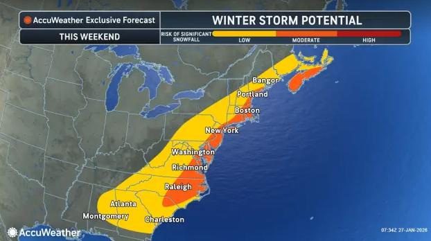 Bomb cyclone could drop snow on North Carolina this weekend
