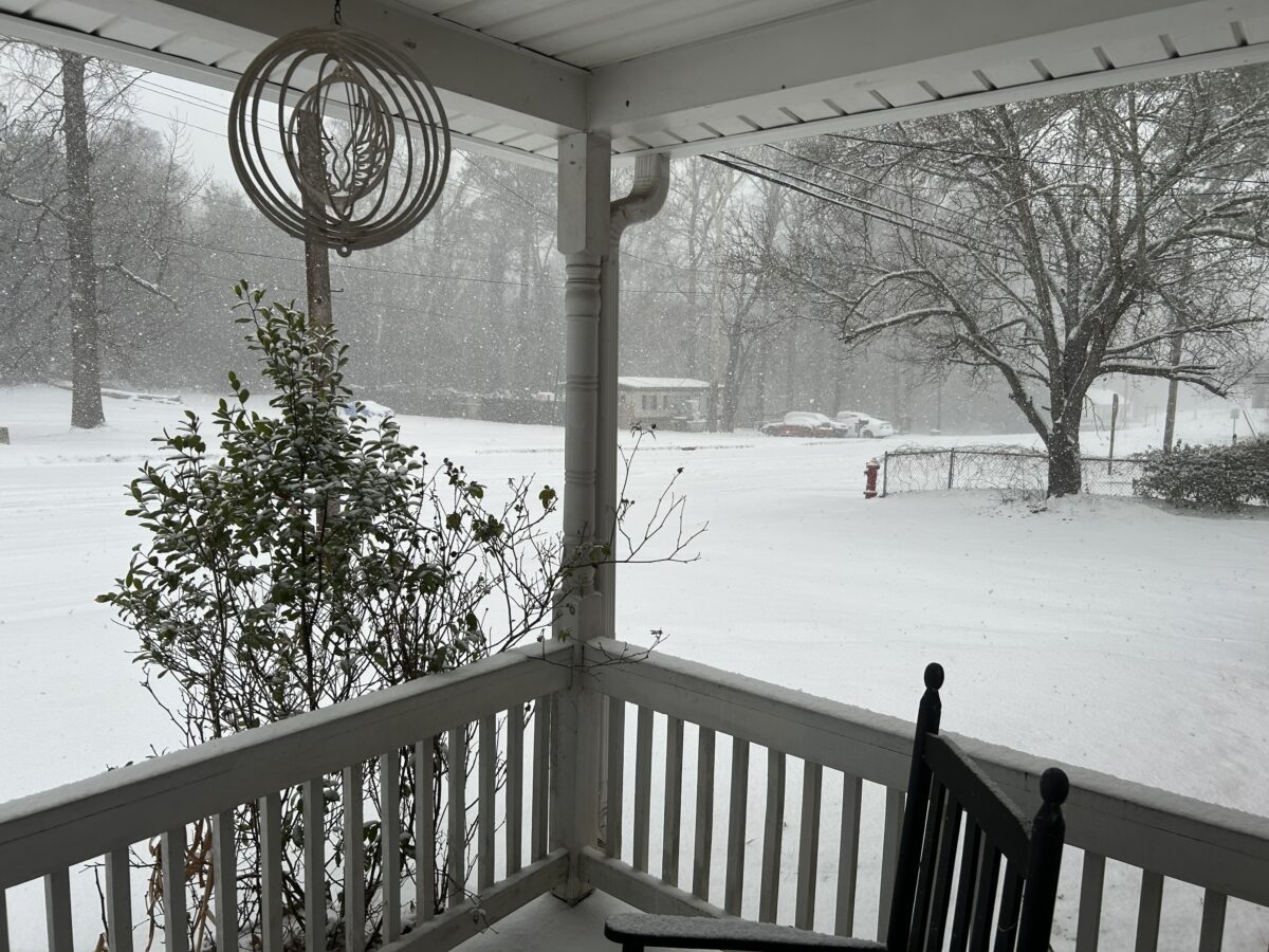Photo of the 2026 bomb cyclone winter storm in North Carolina