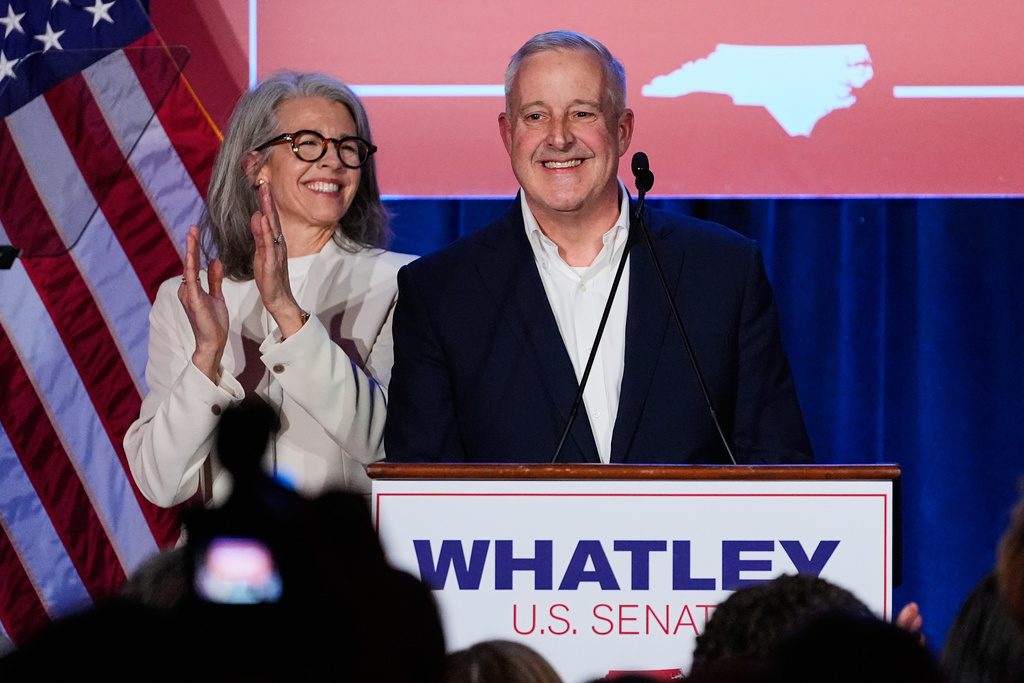 Roy Cooper, Michael Whatley win US Senate primaries in North Carolina