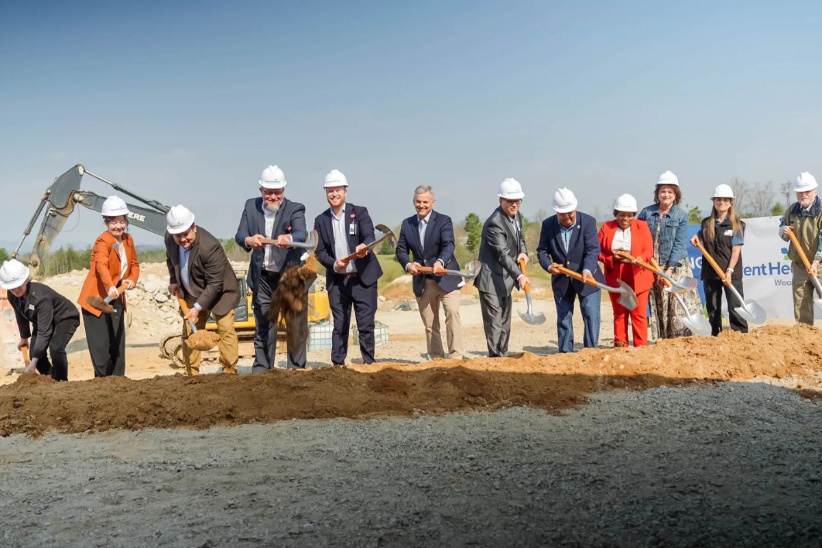 New Weaverville hospital breaks ground