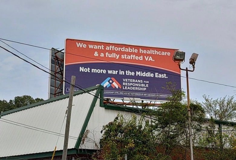 Veterans group puts up anti-war billboards in NC ahead of 'No Kings' rallies
